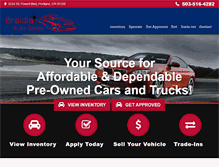 Tablet Screenshot of pdxautosource.com